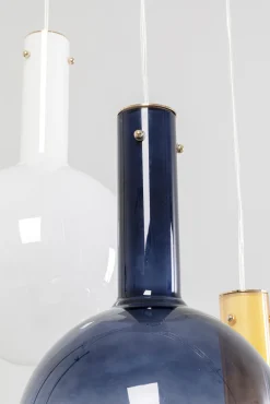 New KARE Design Lampa wisząca z 3 szklanymi kloszami w różnych kolorach Ø54 cm - KARE