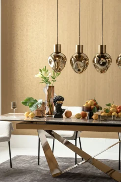 Discount KARE Design Lampa wisząca złota 4L stal i szkło 110 cm - KARE