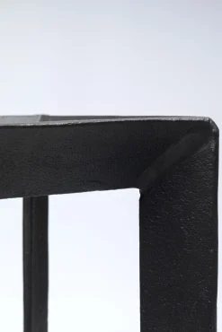 Clearance KARE Design Latarenka loft duża czarna aluminium i szło 22x61 cm - KARE