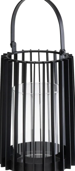 Online KARE Design Latarenka z uchwytem stalowa czarna Ø16x32 cm - KARE