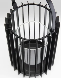 Online KARE Design Latarenka z uchwytem stalowa czarna Ø16x32 cm - KARE