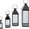 Sale KARE Design Latarenki Giardino (4-set) czarne - KARE