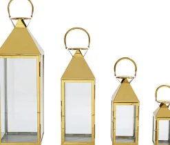 Outlet KARE Design Latarenki Giardino (4-set) złote - KARE
