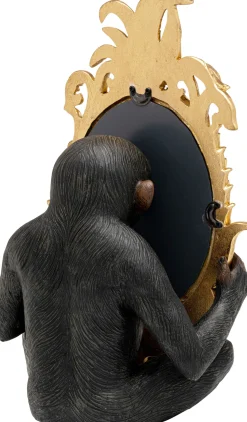 New KARE Design Lusterko złote motyw zwierzęcy małpa 22x36 cm - KARE