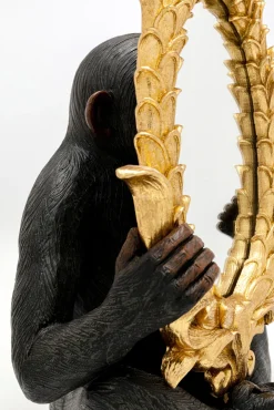 New KARE Design Lusterko złote motyw zwierzęcy małpa 22x36 cm - KARE