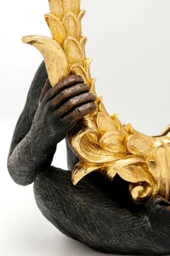 New KARE Design Lusterko złote motyw zwierzęcy małpa 22x36 cm - KARE