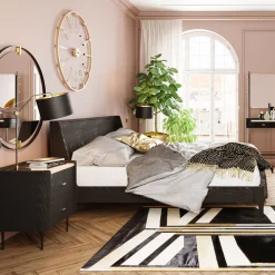 Fashion KARE Design Lustro Betsy Frame ∅90 cm czarne - KARE