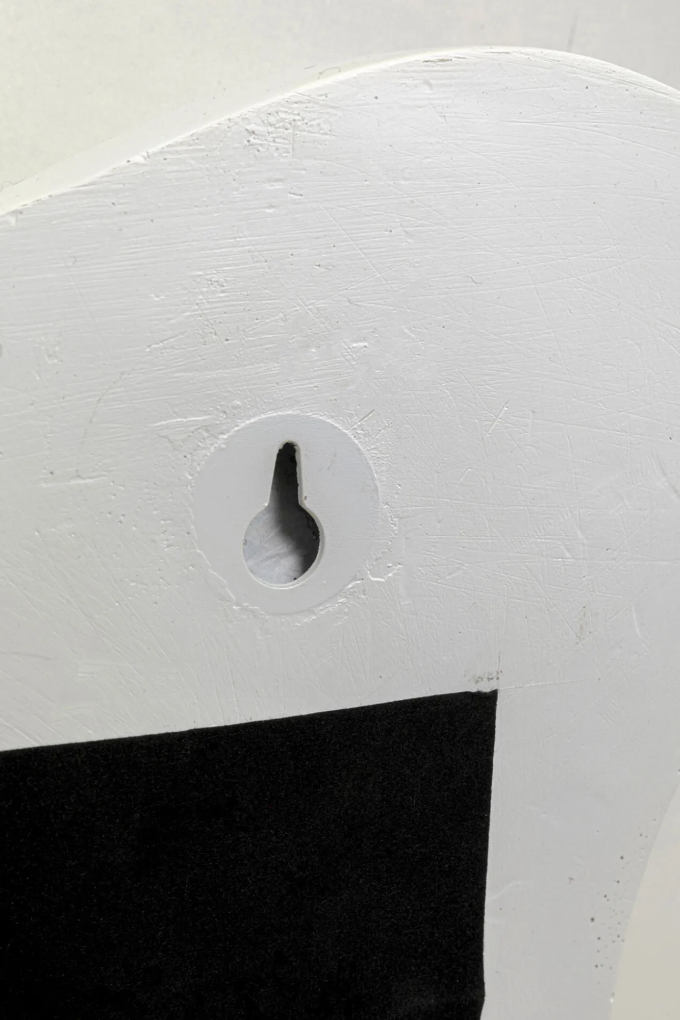 Outlet KARE Design Lustro białe z czarnymi wzorami kształt klasyczny 50x67 cm - KARE