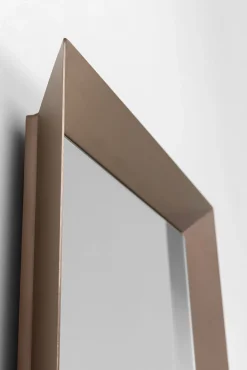 Online KARE Design Lustro ścienne Arezzo coffee trapez 65(45)x160cm - KARE