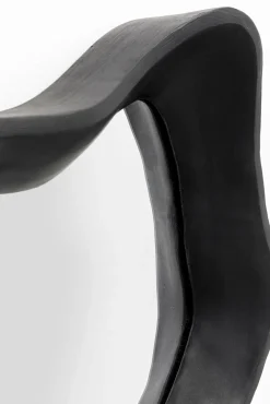 Online KARE Design Lustro ścienne do salonu czarne asymetryczne 44x32 cm - KARE