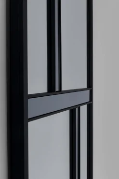 Best KARE Design Lustro ścienne duże prostokątne czarne 71x182 cm - KARE