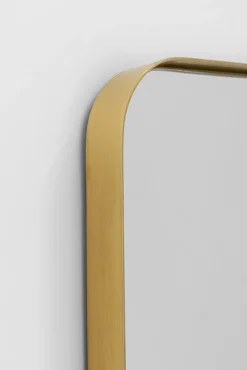 Discount KARE Design Lustro ścienne nowoczesne rama złota 40x160 cm - KARE