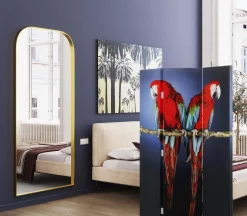 Online KARE Design Lustro ścienne nowoczesne rama złota 80x190 cm - KARE