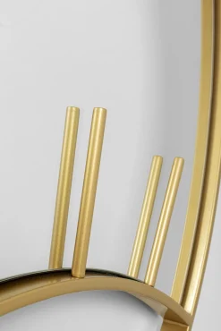 Best KARE Design Lustro ścienne okrągłe złote motyw oka Ø100 cm - KARE