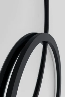 Hot KARE Design Lustro ścienne z czarną stalową ramą 124x119 cm - KARE