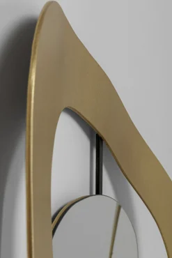 Online KARE Design Lustro ścienne ze złotą ramą stalową 57x105 cm - KARE