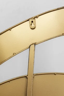 Online KARE Design Lustro ścienne ze złotą ramą stalową 57x105 cm - KARE
