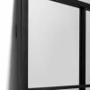 Fashion KARE Design Lustro czarne duże rama stalowa loft 90x180 cm - KARE