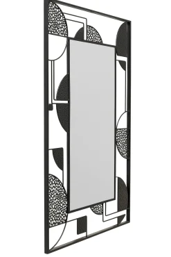 Best KARE Design Lustro czarne rama stalowa loft 70x110 cm - KARE