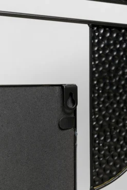 Best KARE Design Lustro czarne rama stalowa loft 70x110 cm - KARE