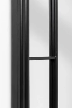 Discount KARE Design Lustro czarne rama stalowa loft okno 60x170 cm - KARE
