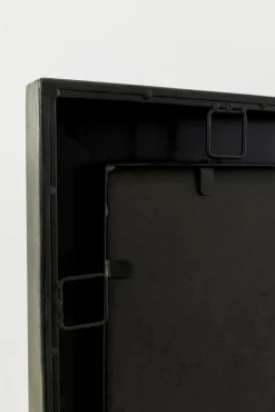 Sale KARE Design Lustro do salonu duże rama stalowa srebrno-złota postarzana 90x180 cm - KARE