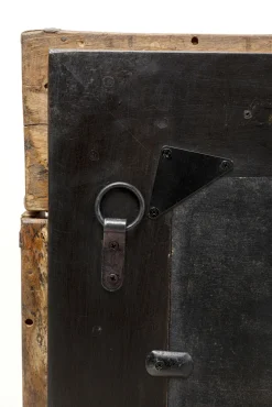 Outlet KARE Design Lustro do salonu rustykalne rama drewno z recyklingu 90x90 cm - KARE