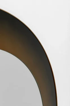 Discount KARE Design Lustro duże okrągłe czarno-złote Ø100 cm - KARE