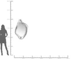 Online KARE Design Lustro Hologram 76x115 srebrne - KARE