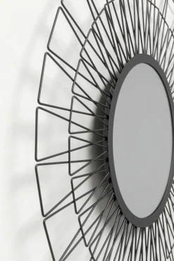 Online KARE Design Lustro okrągłe rama czarna stalowa Ø65 cm - KARE