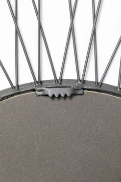 Fashion KARE Design Lustro okrągłe rama czarna stalowa Ø95 cm - KARE