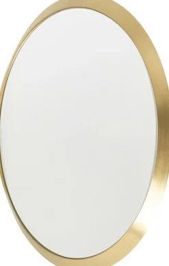 Hot KARE Design Lustro okrągłe rama złota stalowa Ø100 cm - KARE