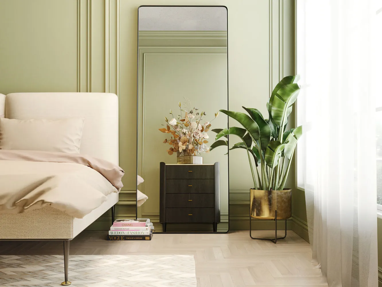 Best KARE Design Lustro Ombra MO 80x200 cm czarne - KARE