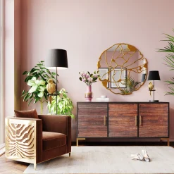 Online KARE Design Lustro Pieces Ø100 cm złote - KARE