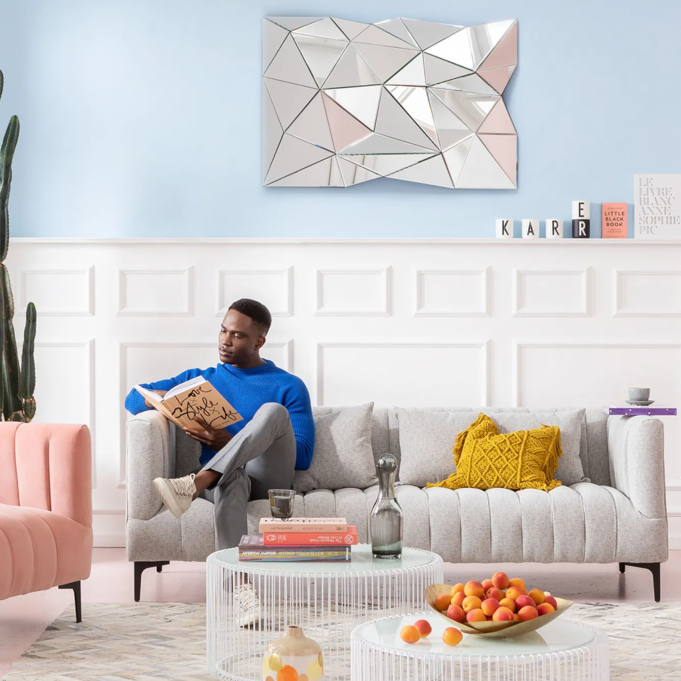 Fashion KARE Design Lustro Prisma 120x80 cm - KARE