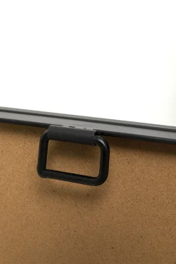 Discount KARE Design Lustro prostokątne czarne odwracalne rama stalowa 60x140 cm - KARE