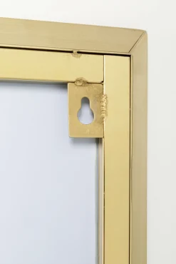 Best KARE Design Lustro prostokątne duże rama złota stalowa 70x200 cm - KARE