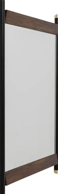 Hot KARE Design Lustro Ravello 55x80 cm sheesham brązowo-czarne - KARE