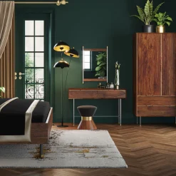 Hot KARE Design Lustro Ravello 55x80 cm sheesham brązowo-czarne - KARE