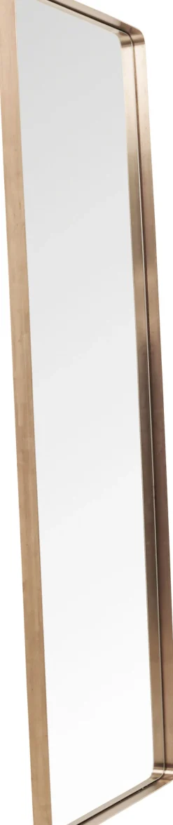 Hot KARE Design Lustro stojące Curve Rectangular 200x70 cm miedziane - KARE