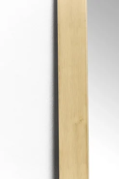 Clearance KARE Design Lustro stojące Curve Rectangular 200x70cm mosiężne - KARE
