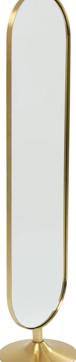 Discount KARE Design Lustro stojące Curve 40x170 cm złote - KARE