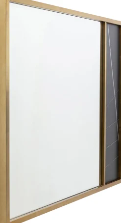 Best KARE Design Lustro w złotej ramie ceramika i stal 120x100 cm - KARE