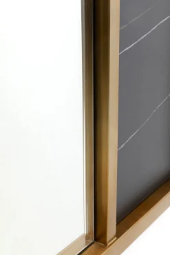 Best KARE Design Lustro w złotej ramie ceramika i stal 120x100 cm - KARE