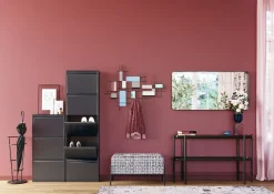 Hot KARE Design Lustro wiszące Bella 60x180 cm czarne - KARE