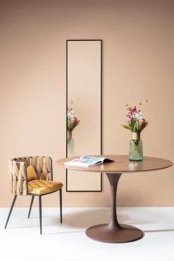 Fashion KARE Design Lustro wiszące Bella 30x180 cm czarne - KARE