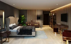 Online KARE Design Lustro wiszące Curve Rectangular 120x80 cm mosiężne - KARE