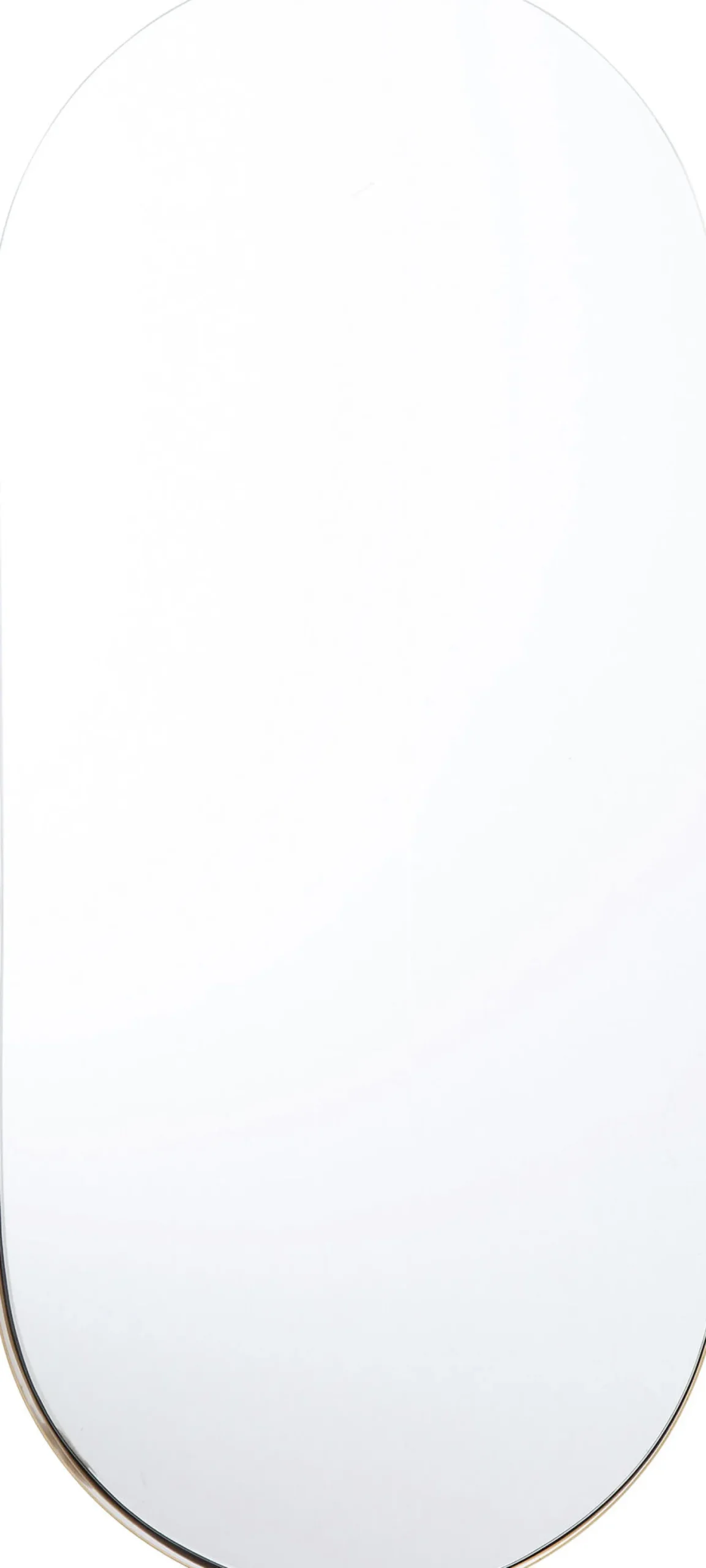 Online KARE Design Lustro wiszące Hipster Oval 114x50 cm złote - KARE