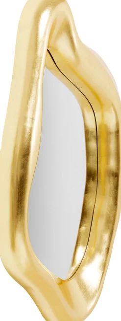 Discount KARE Design Lustro wiszące Hologram 119x76 cm złote - KARE