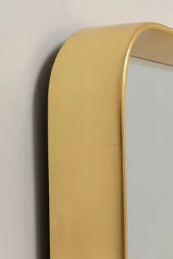 Fashion KARE Design Lustro wiszące kwadratowe ze złotą ramą 103x103 cm - KARE